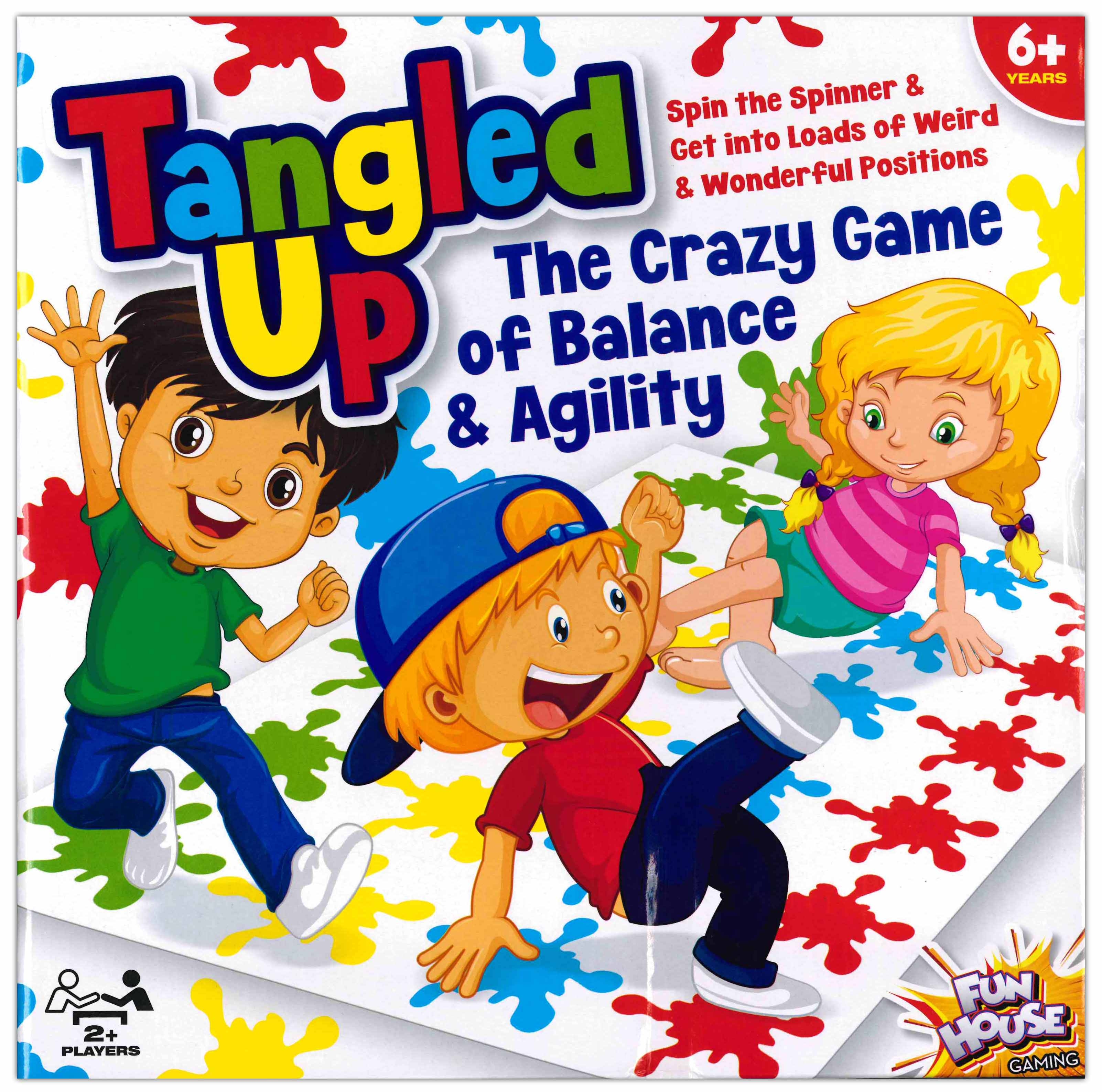 TANGLED UP, Jumbo Floor Mat Game, 2+ Players, Age 6+ Bxd. [Splittable]