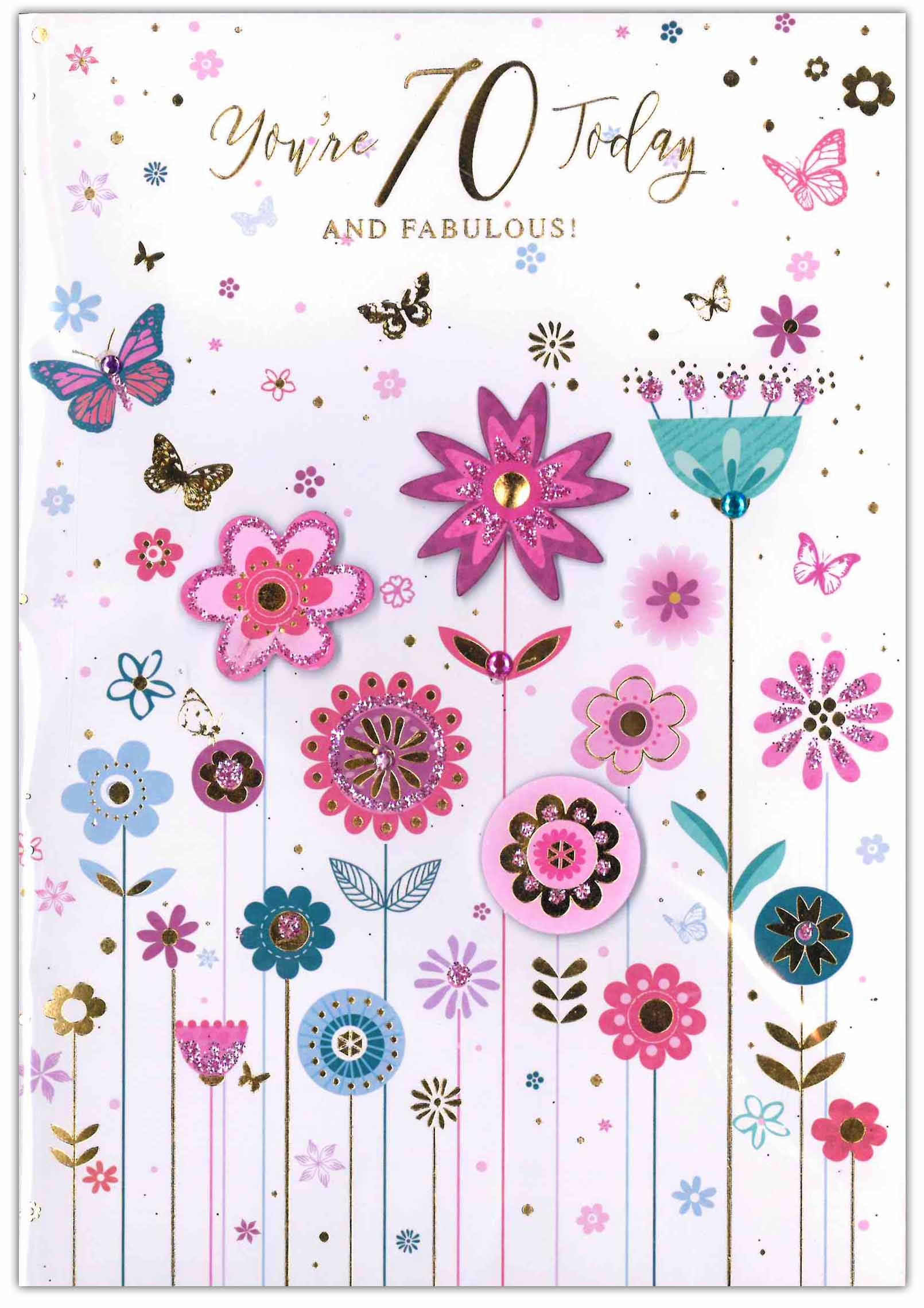 ISABEL`S GARDEN,Age 70 Flowers & Butterflies (Was ú1.70)