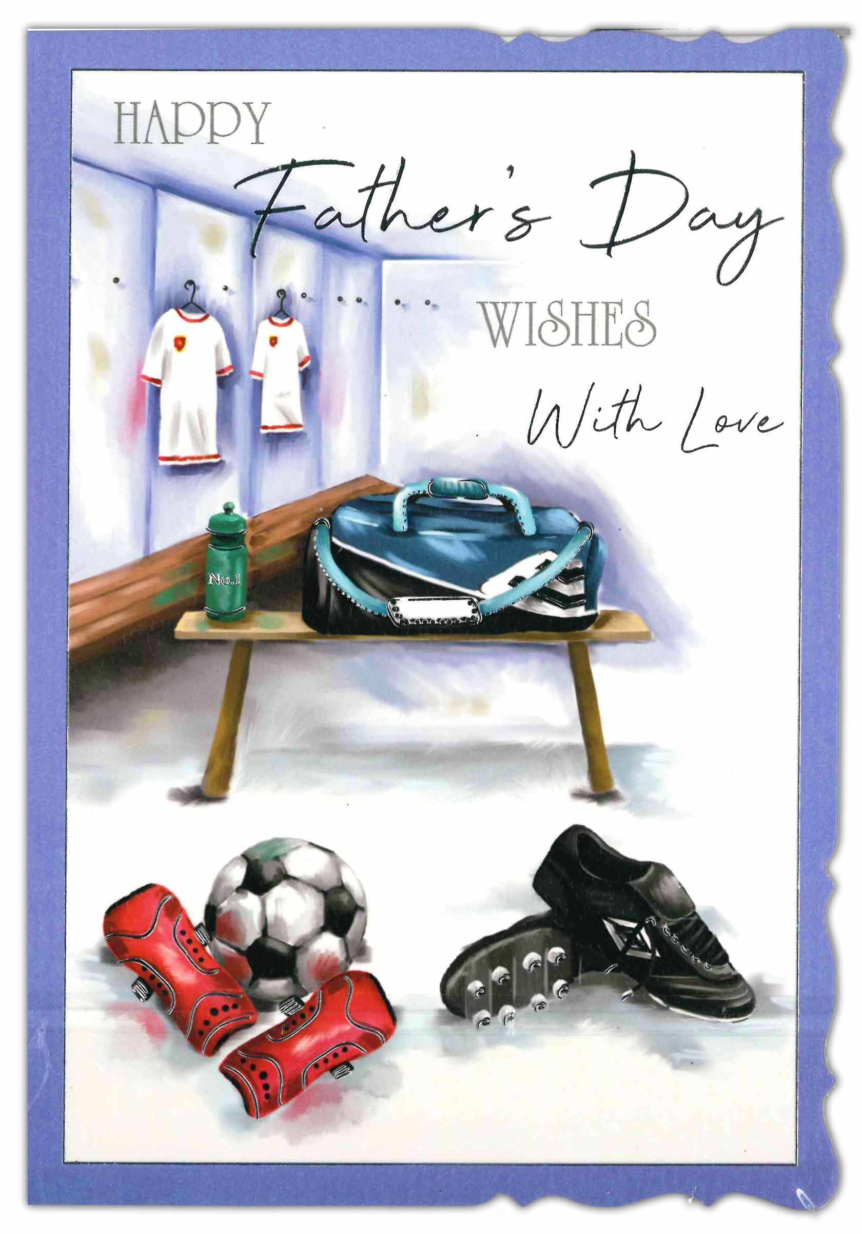FATHER`S DAY CARDS,6`s Footbal