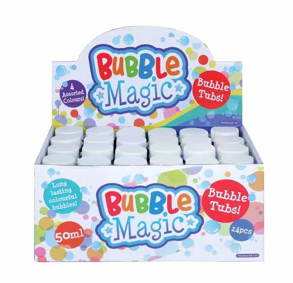 BUBBLE TUBS, BUBBLE MAGIC 50ml CDU [Packs Only]