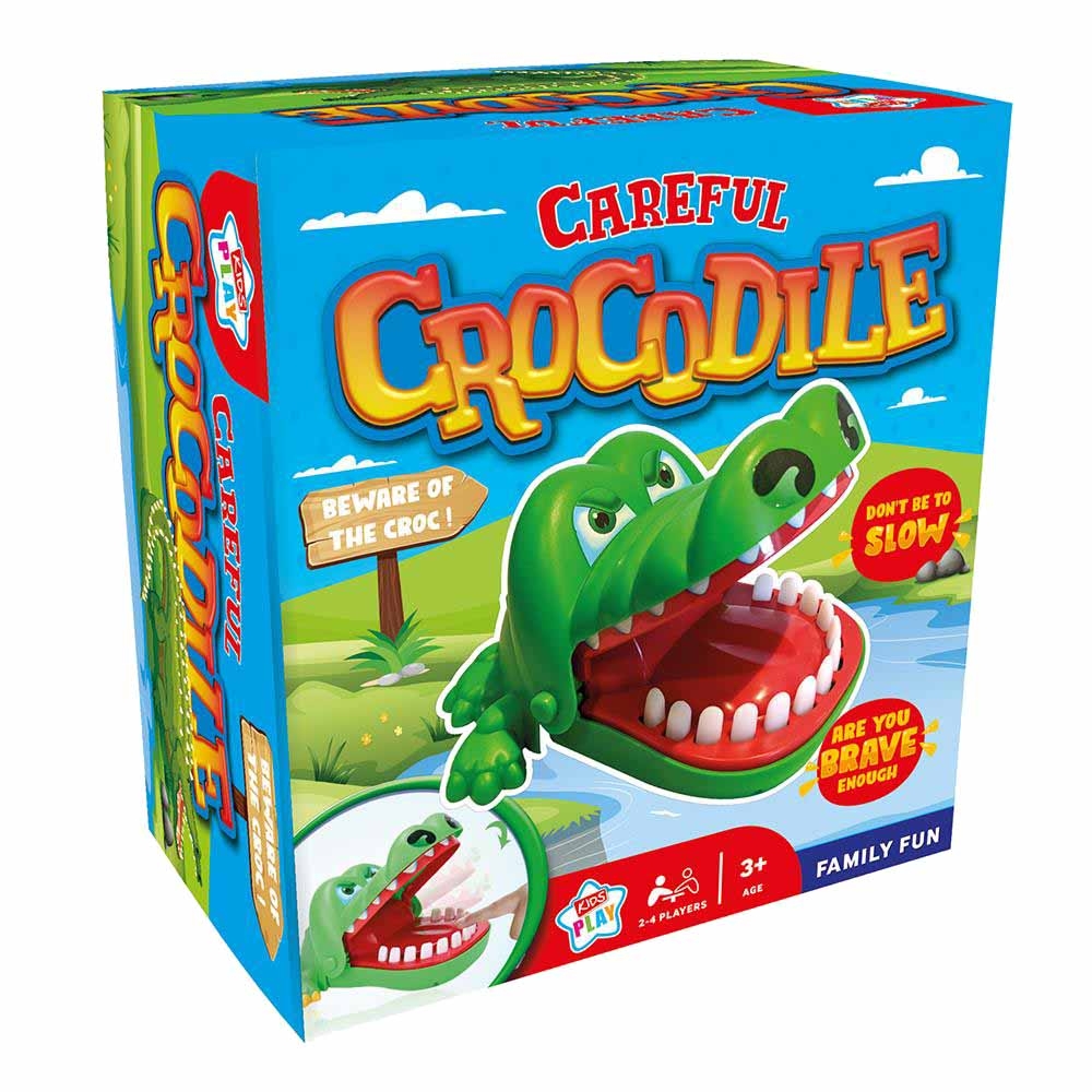 CAREFUL CROCODILE GAME Age 3+ 2-4 Players Bxd. [Splittable]