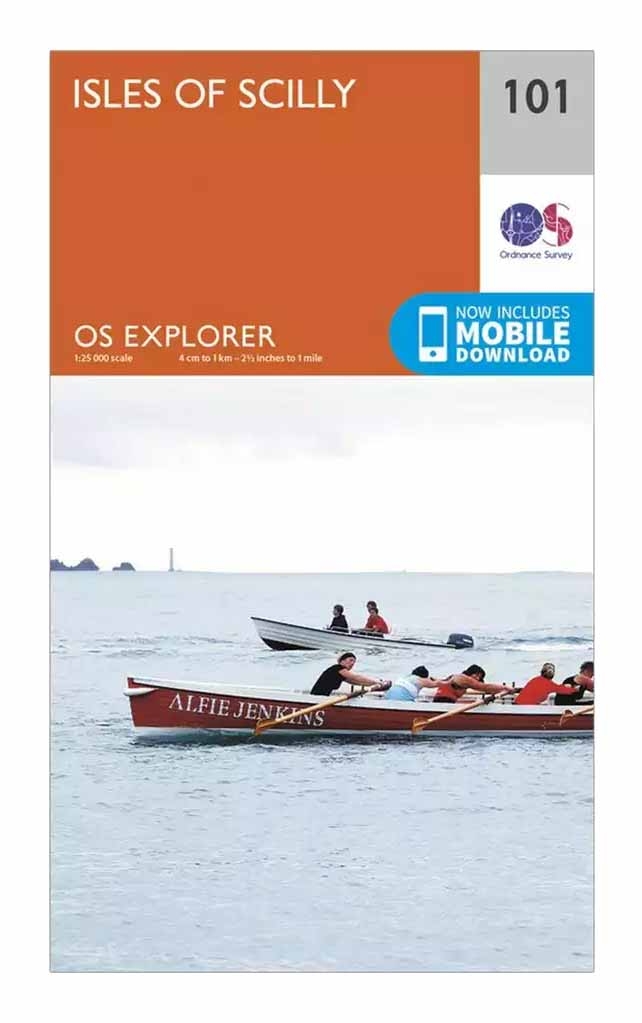 MAP,O/S Isles of Scilly 2.5in (Was £12.99) [Splittable]