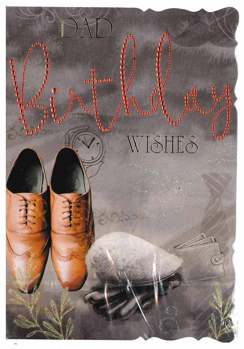 BIRTHDAY CARDS,Dad 6`s Male Fashion (Was 1.15)