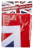 UNION JACK FLAG,Cloth with Metal Eyelets, 36x24inch H/pk [Splittable]