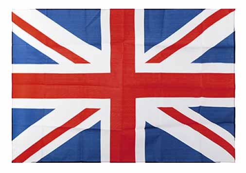 UNION JACK FLAG,Cloth with Metal Eyelets, 36x24inch H/pk [Splittable]