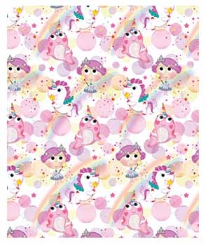 GIFT WRAP,Unicorns [Packs Only]