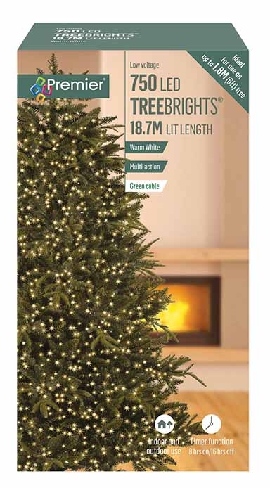LIGHTS,LED Treebrights Warm White 750`s 18.7m