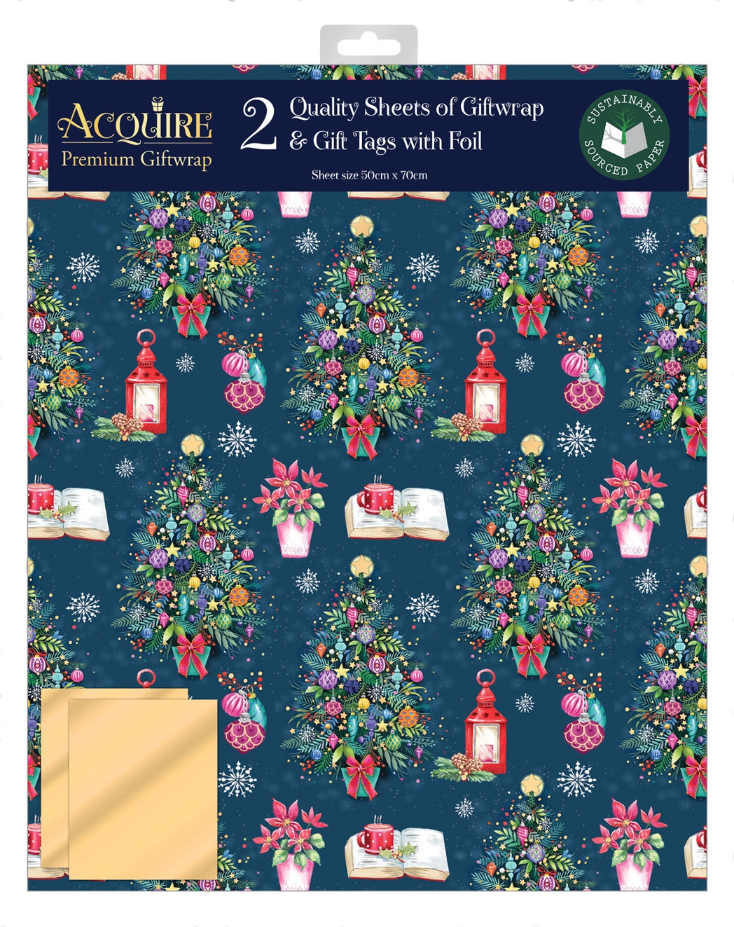 GIFT WRAP PACKETS, O`Christmas Tree (Was 2.49) [Packs Only]