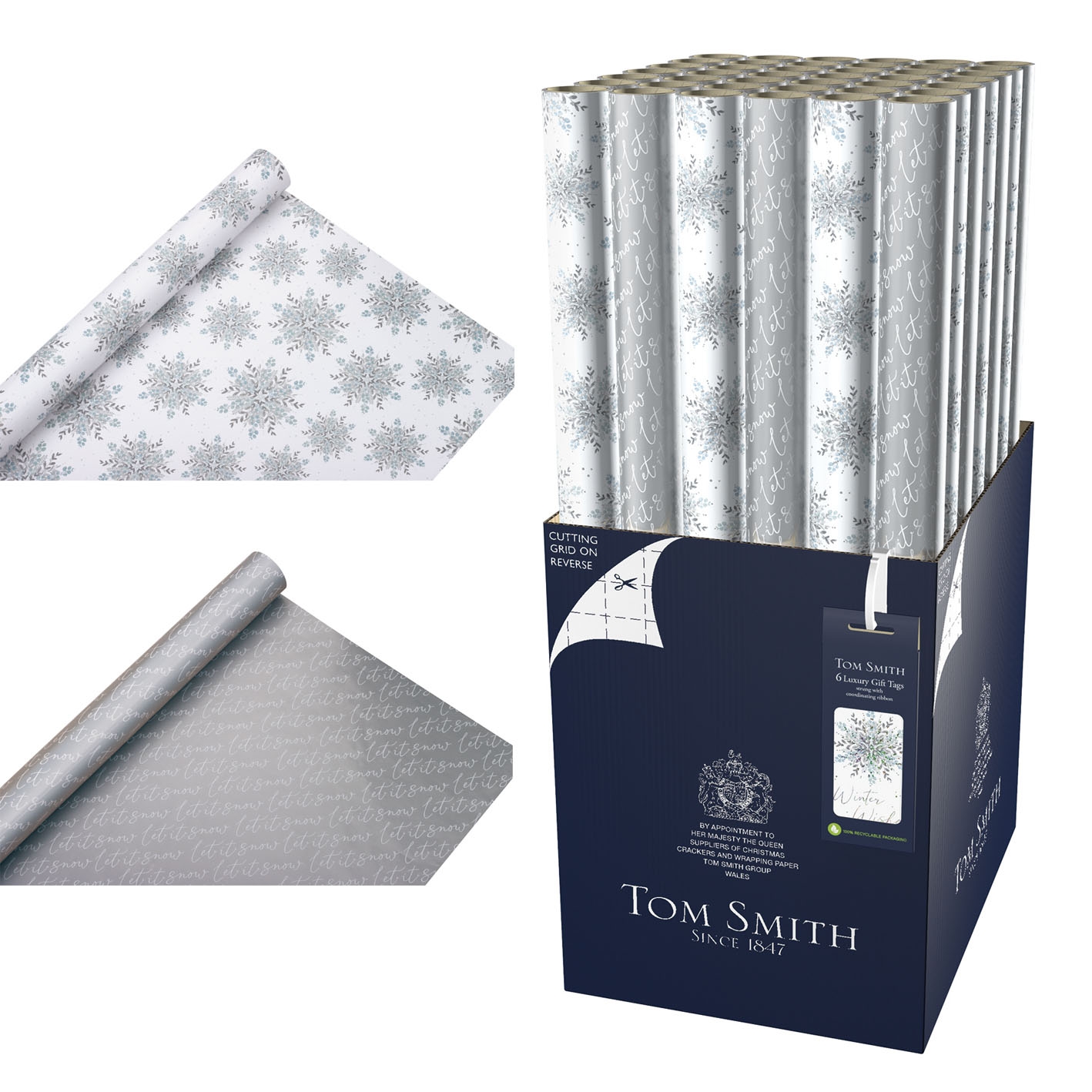 XMAS ROLLWRAP,4m All Is Calm (Was 2.99) [Packs Only]