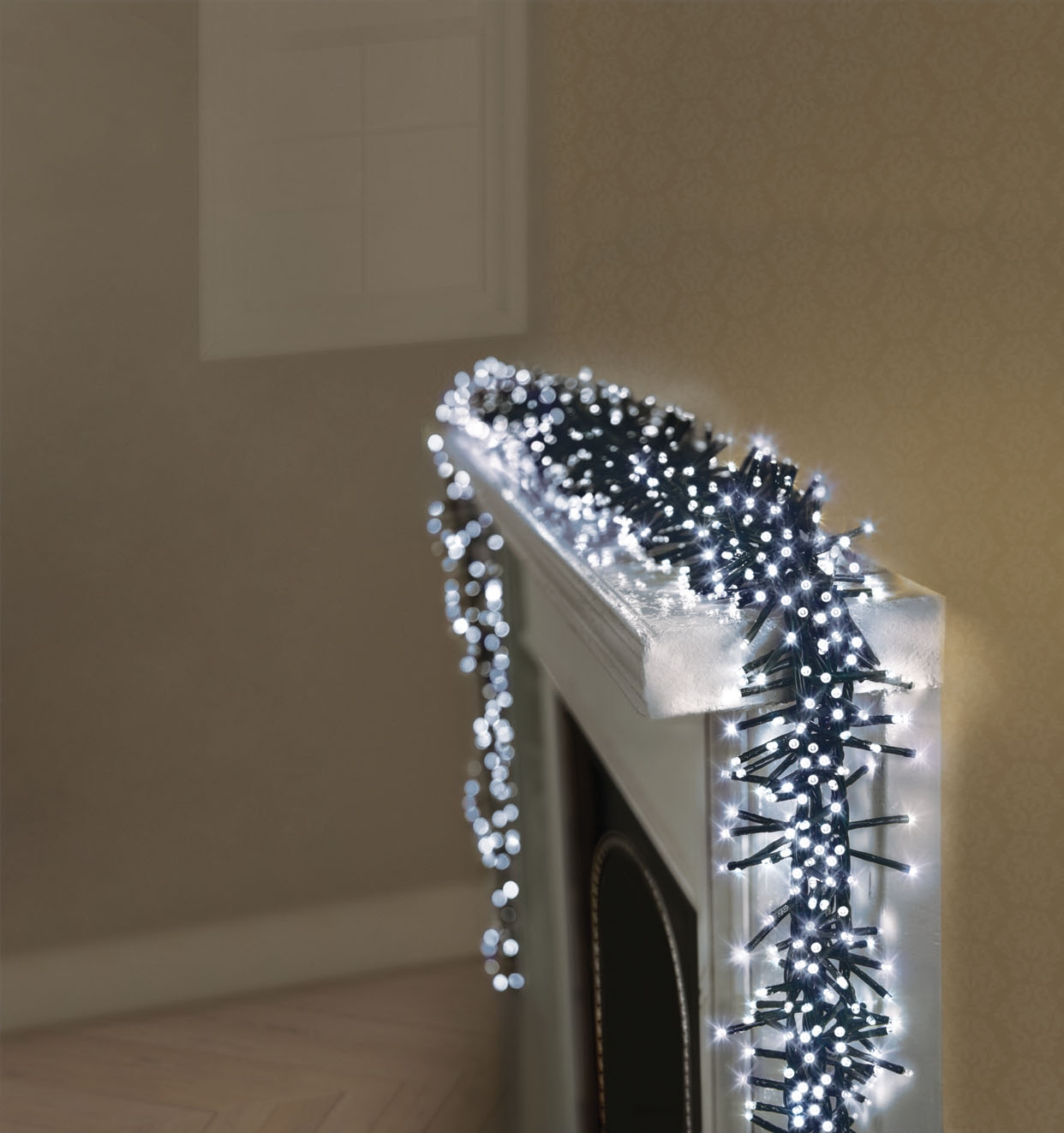 LIGHTS,LED Cluster Brights White 480`s 6.2M