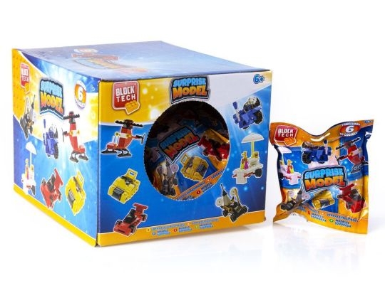 BUILDING BLOCKS, Block Tech H/pk Bag, 6 to Collect Age 6+ [Packs Only]