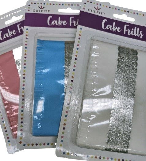 CAKE FRILL,Asst.Blue/Pink/ White [Splittable]