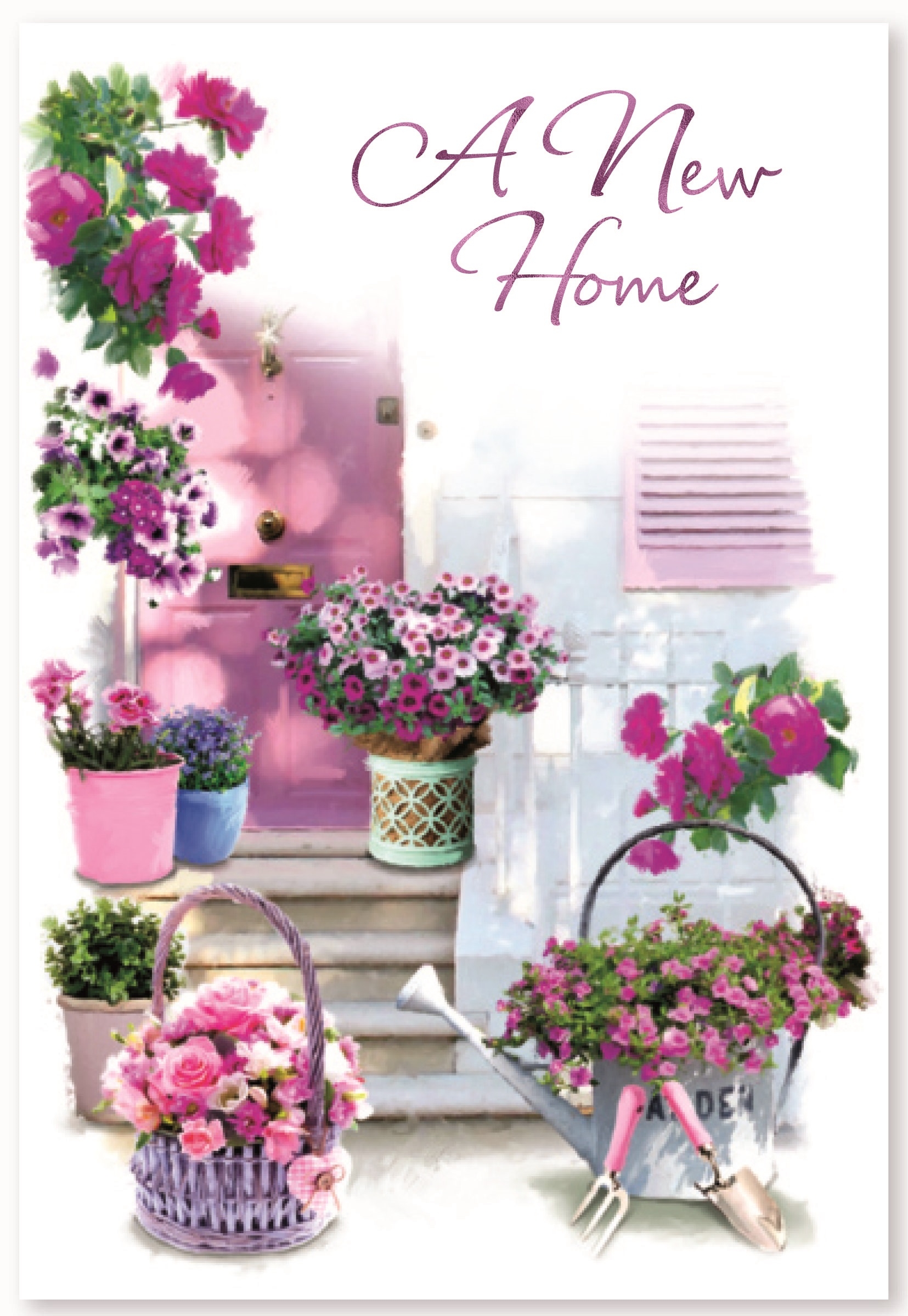 NEW HOME CARDS,6`s Floral Baskets