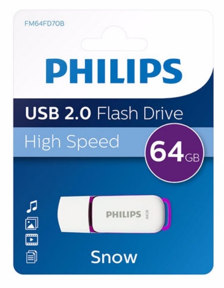 USB 2.0 FLASH DRIVE 64GB Philips I/cd