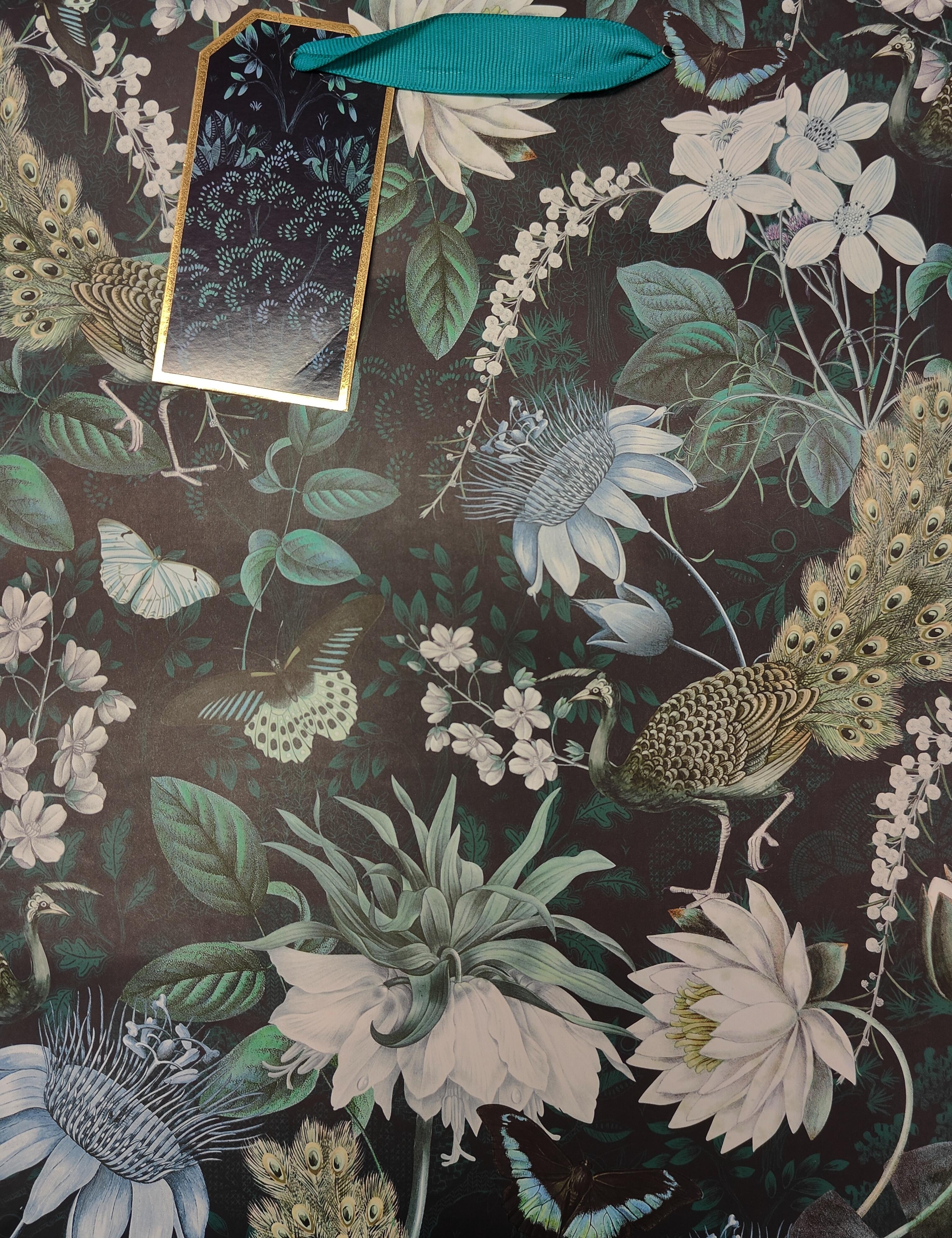 GIFT BAG,Royal Peacock (Large) (Was 1.89) [Packs Only]