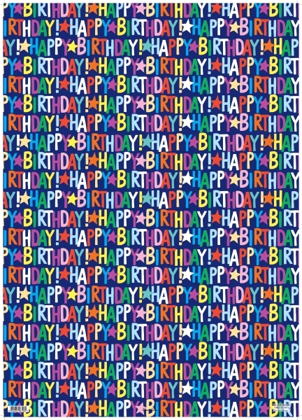 GIFT WRAP, Happy Birthday [Packs Only]