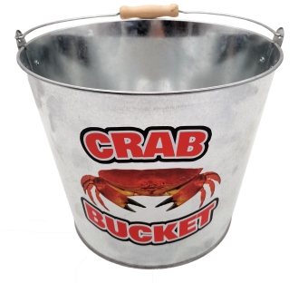 CRAB BUCKET,Metal 5 Litre (20% off - Defective) [Splittable]