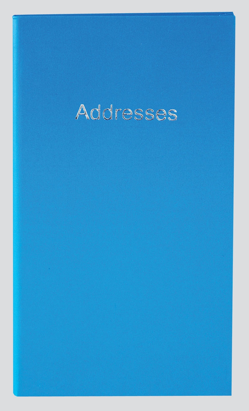ADDRESS BOOK,Slim 85x148mm Asst. [Splittable]