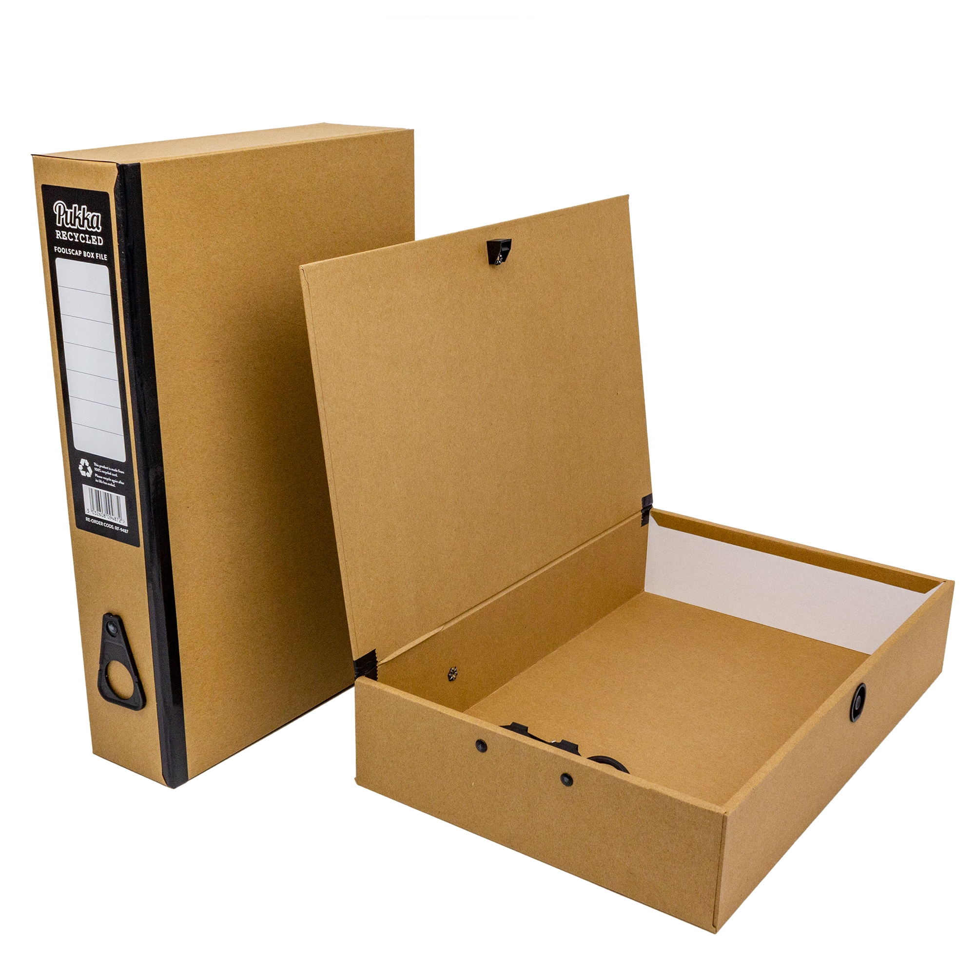 BOX FILE,Pukka Kraft Recycled Foolscap [Splittable]