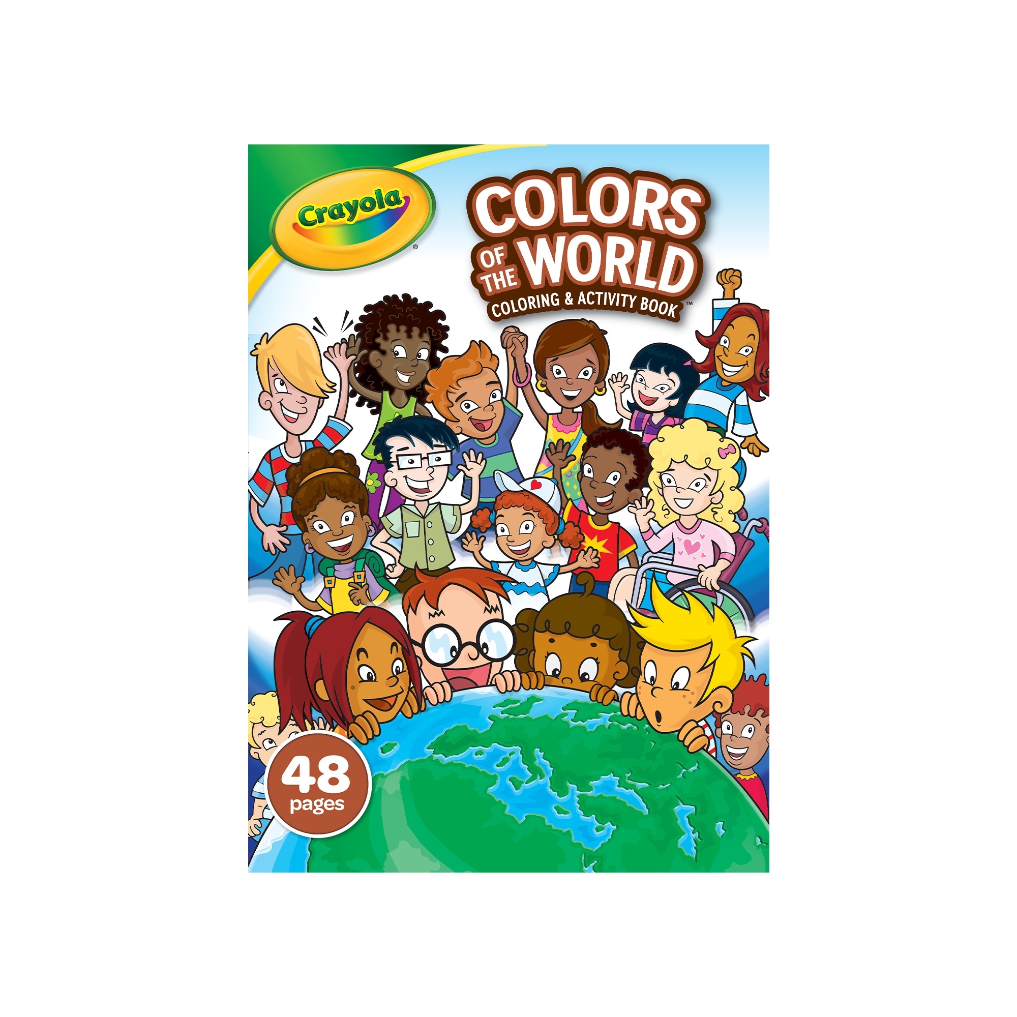 COLOURING BOOK,48 page Colours of the World (Was 3.99) [Splittable]