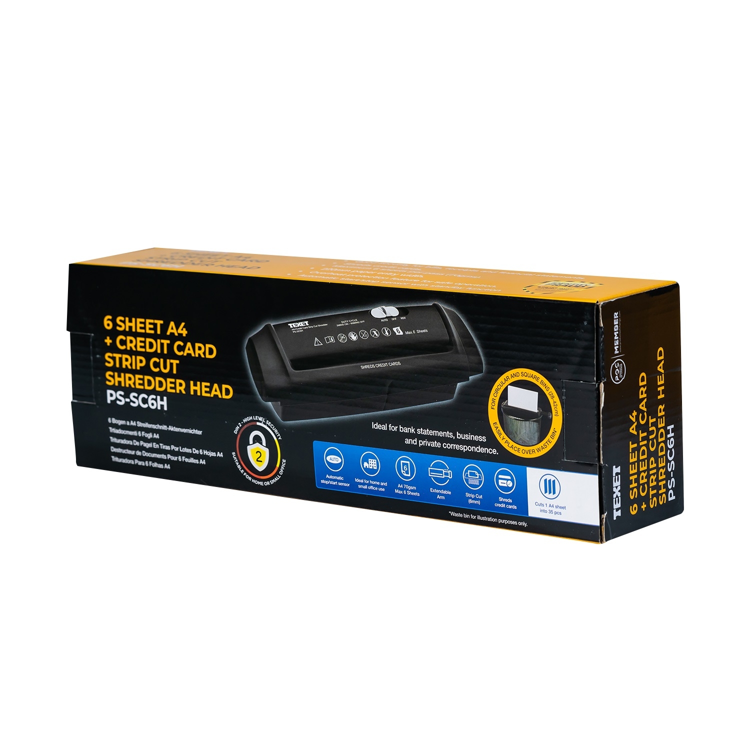 SHREDDER HEAD,Strip Cut A4 Strip Cut & Credit Card Boxed