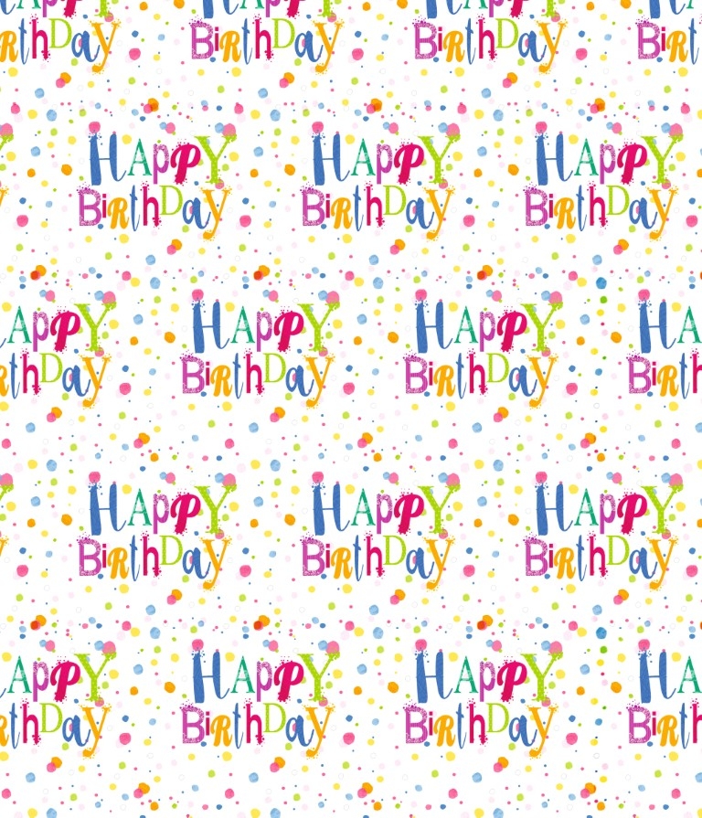 GIFT WRAP,Happy Birthday [Packs Only]