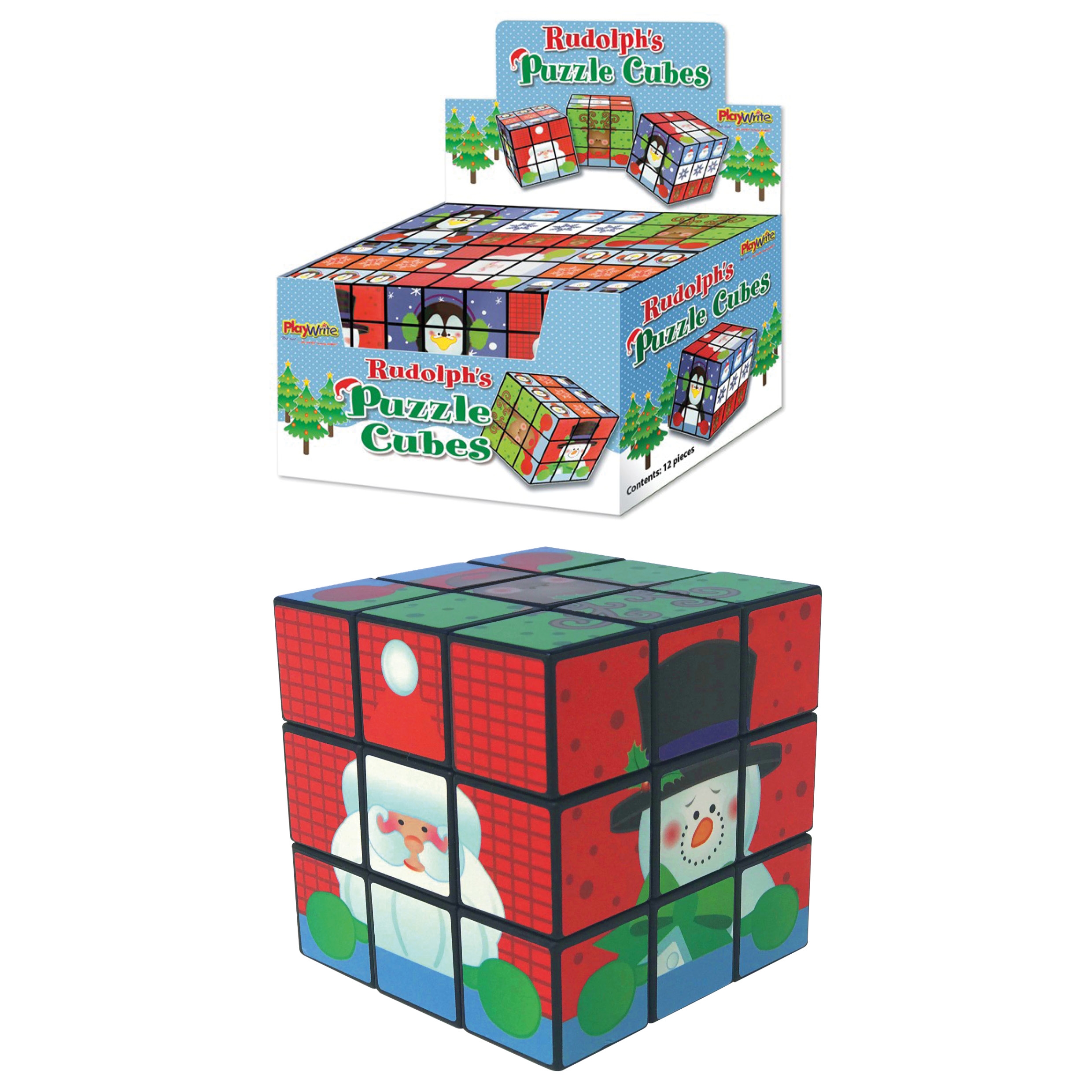 RUDOLPH`S PUZZLE CUBE 7cm CDU [Packs Only]