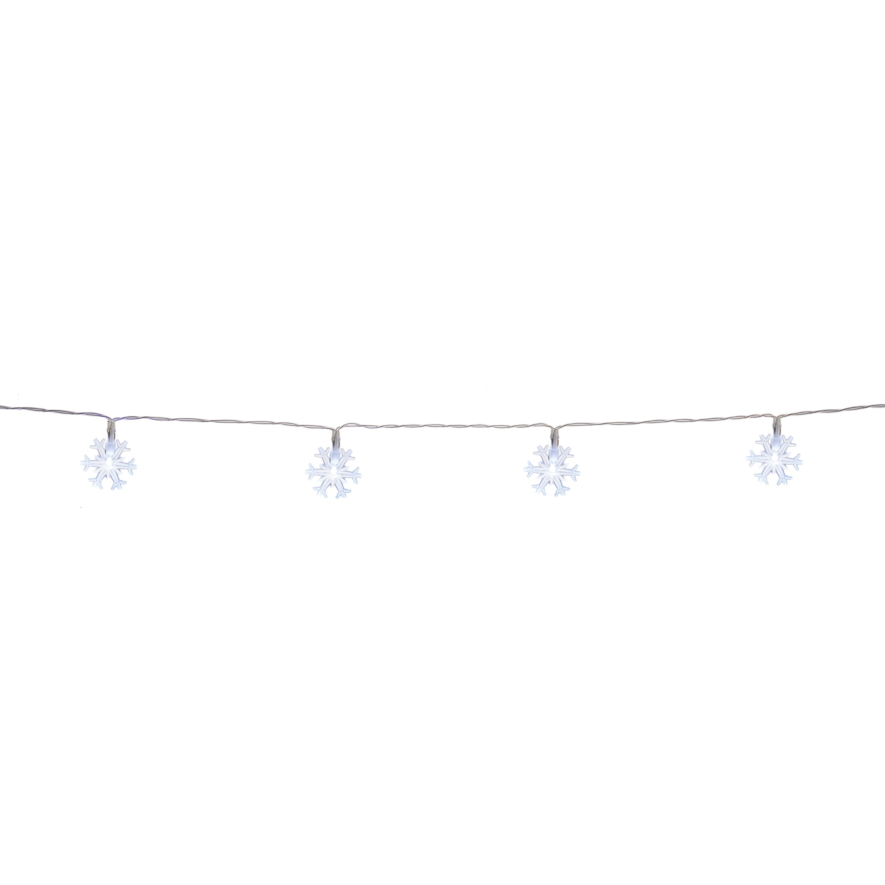 LIGHTS,LED Snowflakes White 20`s (Was 4.99) [Packs Only]