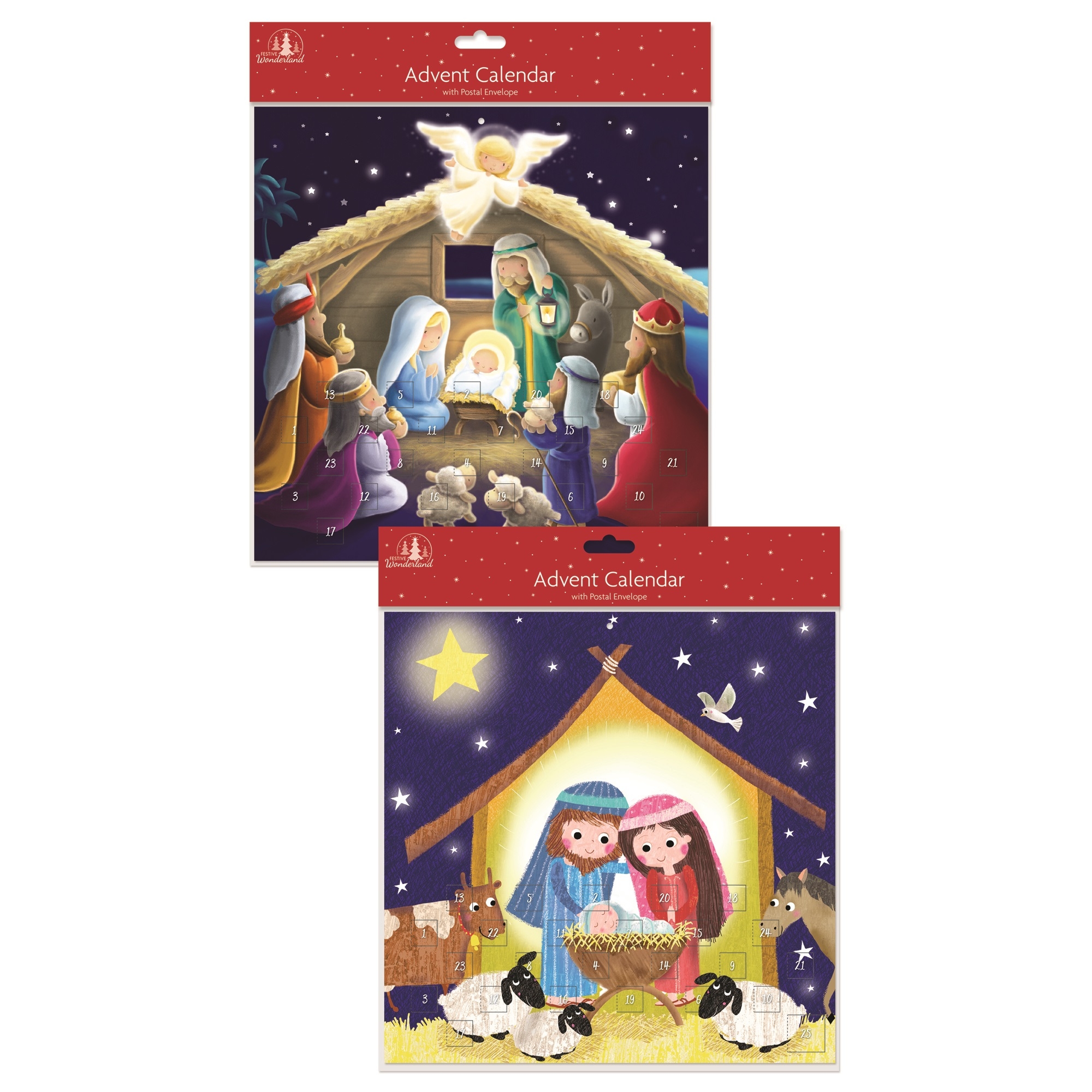 ADVENT CALENDAR,Large Nativity [Packs Only]