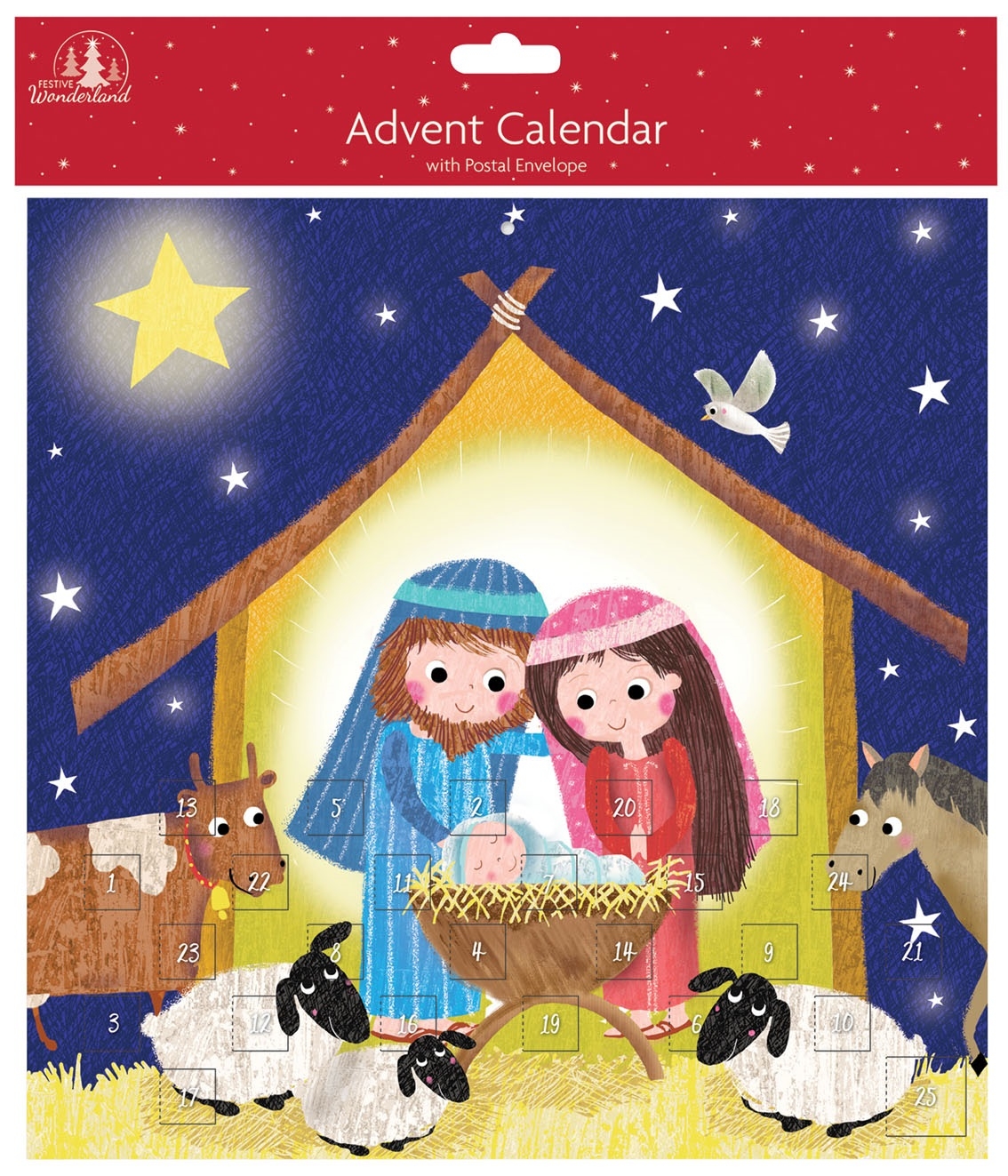ADVENT CALENDAR,Large Nativity [Packs Only]