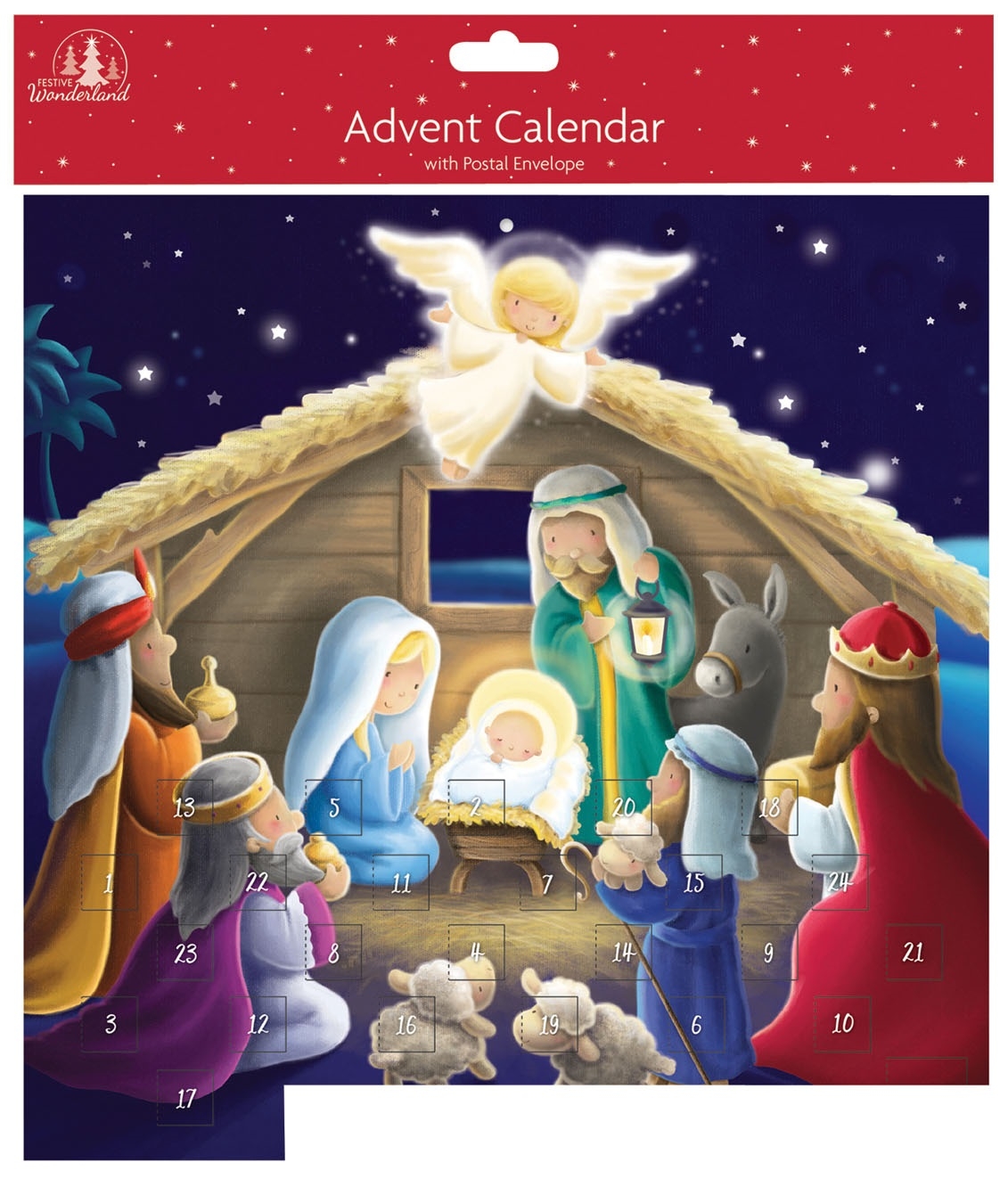 ADVENT CALENDAR,Large Nativity [Packs Only]