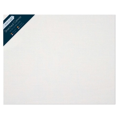 ARTIST CANVAS,Blank Stretched Cotton 50 x 40cm 20 x16in [Splittable]