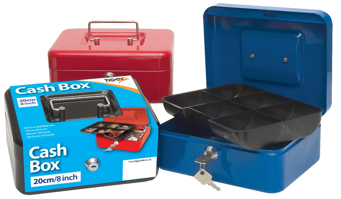 CASH & SECURITY BOX,20cm/8in