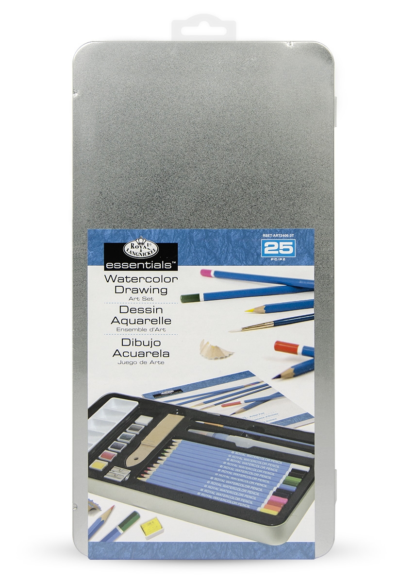 ARTIST TIN,Watercolour Drawing Large 25 Piece [Splittable]