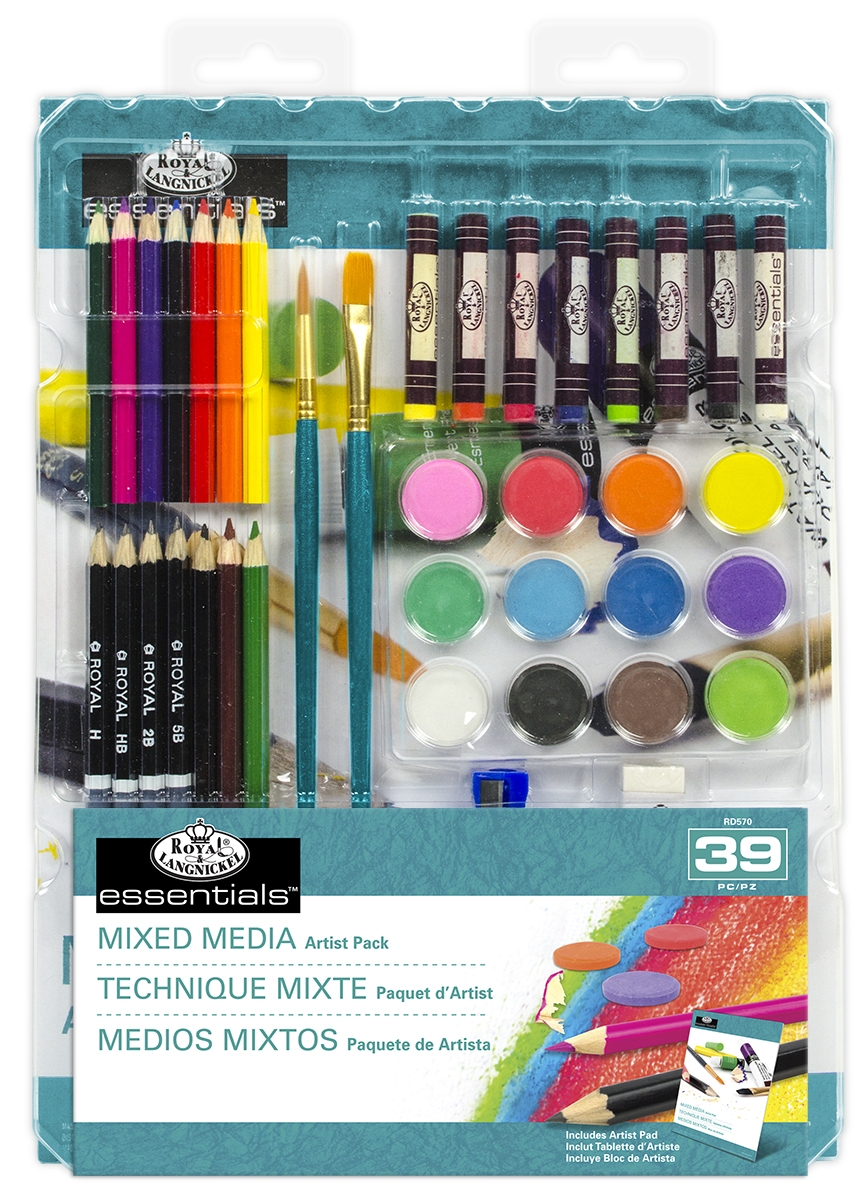 ARTIST PACK,Mixed Media 39 Piece including Pad [Splittable]