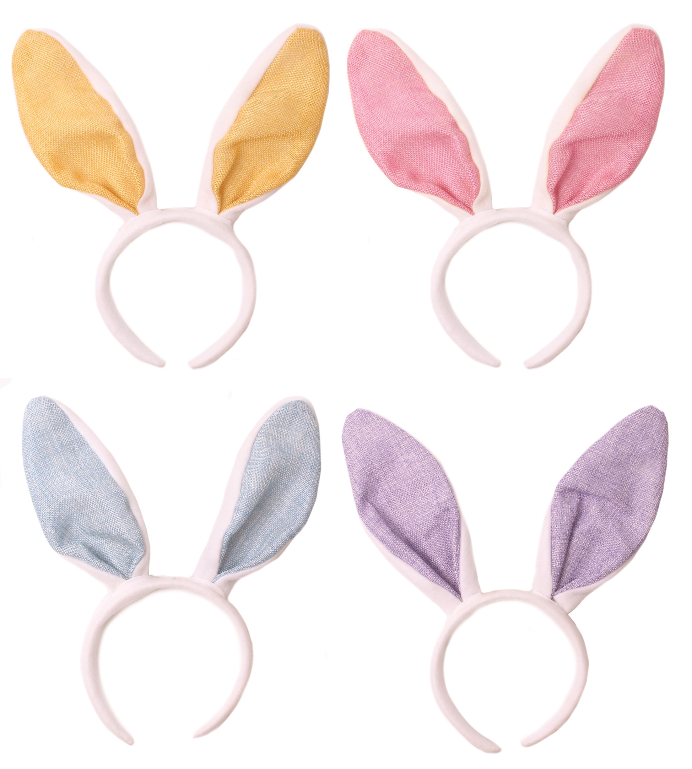 EASTER BUNNY EARS,30cm 4 Assorted Cols. [Splittable]