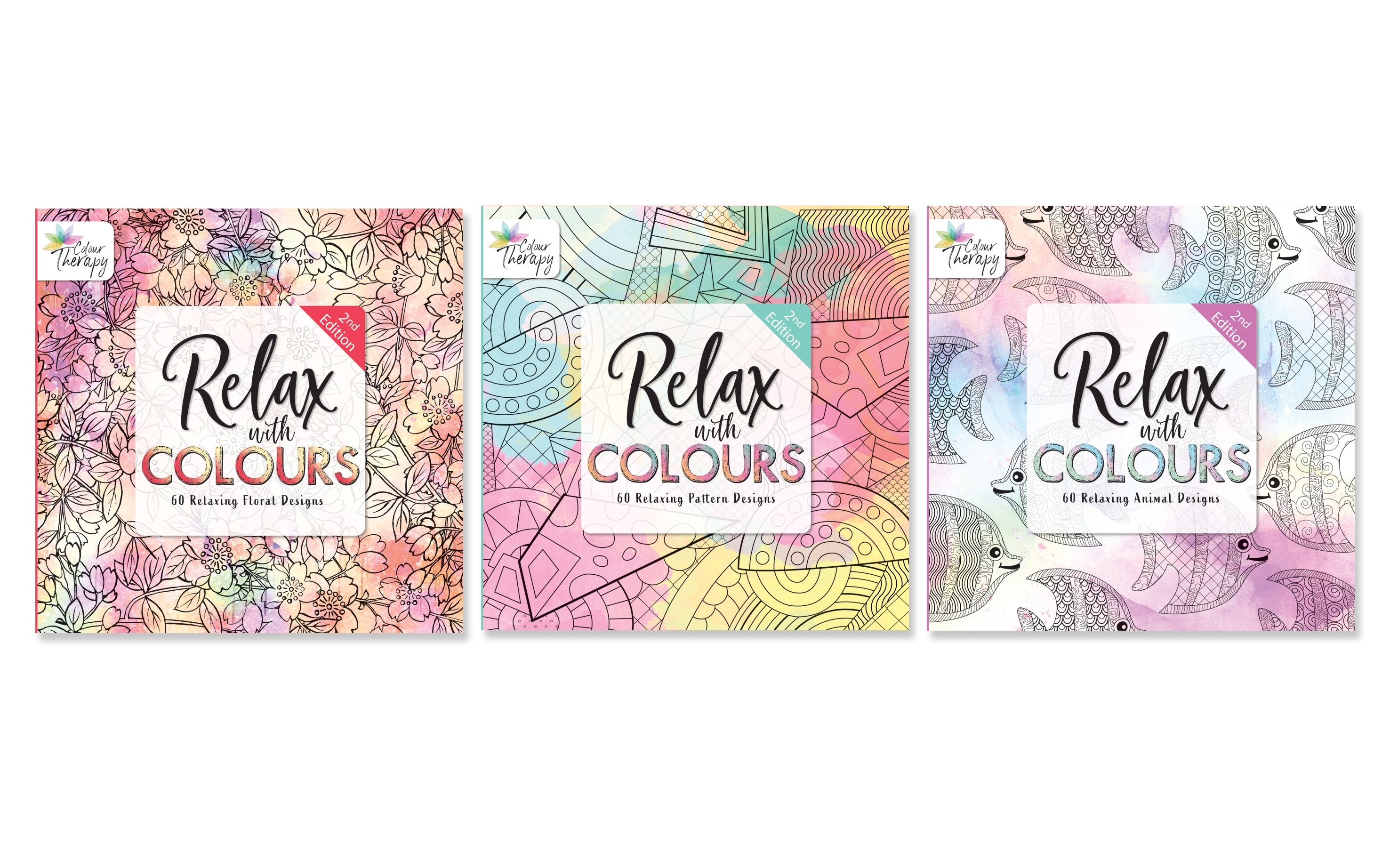 ADULT COLOURING,Relax With Colours 3 Asst. (Series 2) [Packs Only]
