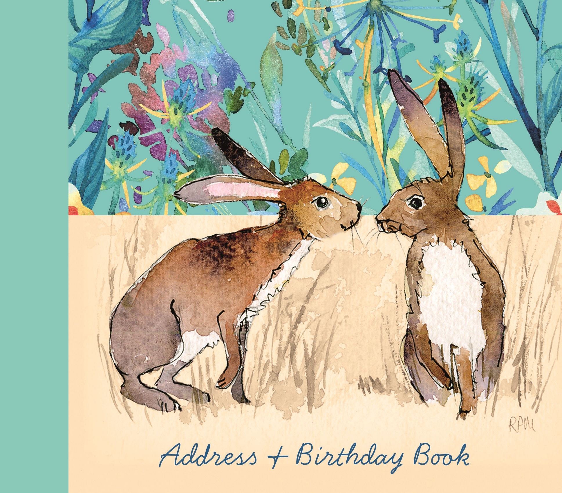 ADDRESS & BIRTHDAY BOOK, Kissing Hares