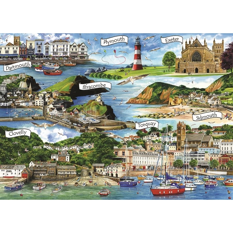 JIGSAW,1000pc. Devon Montage