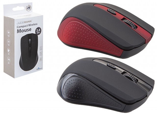 COMPACT WIRELESS MOUSE 2 x AAA Batt Not inc. H/pk [Splittable]