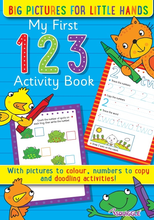 ACTIVITY BOOK,My First ABC/123/Shapes A4 [Packs Only]