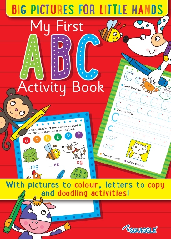ACTIVITY BOOK,My First ABC/123/Shapes A4 [Packs Only]