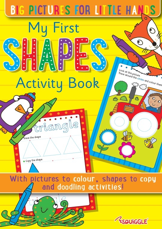 ACTIVITY BOOK,My First ABC/123/Shapes A4 [Packs Only]