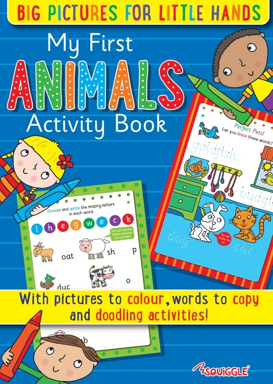 ACTIVITY BOOK,My First Words/Opposites/Animals A4 [Packs Only]