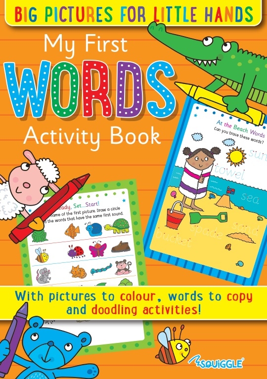 ACTIVITY BOOK,My First Words/Opposites/Animals A4 [Packs Only]