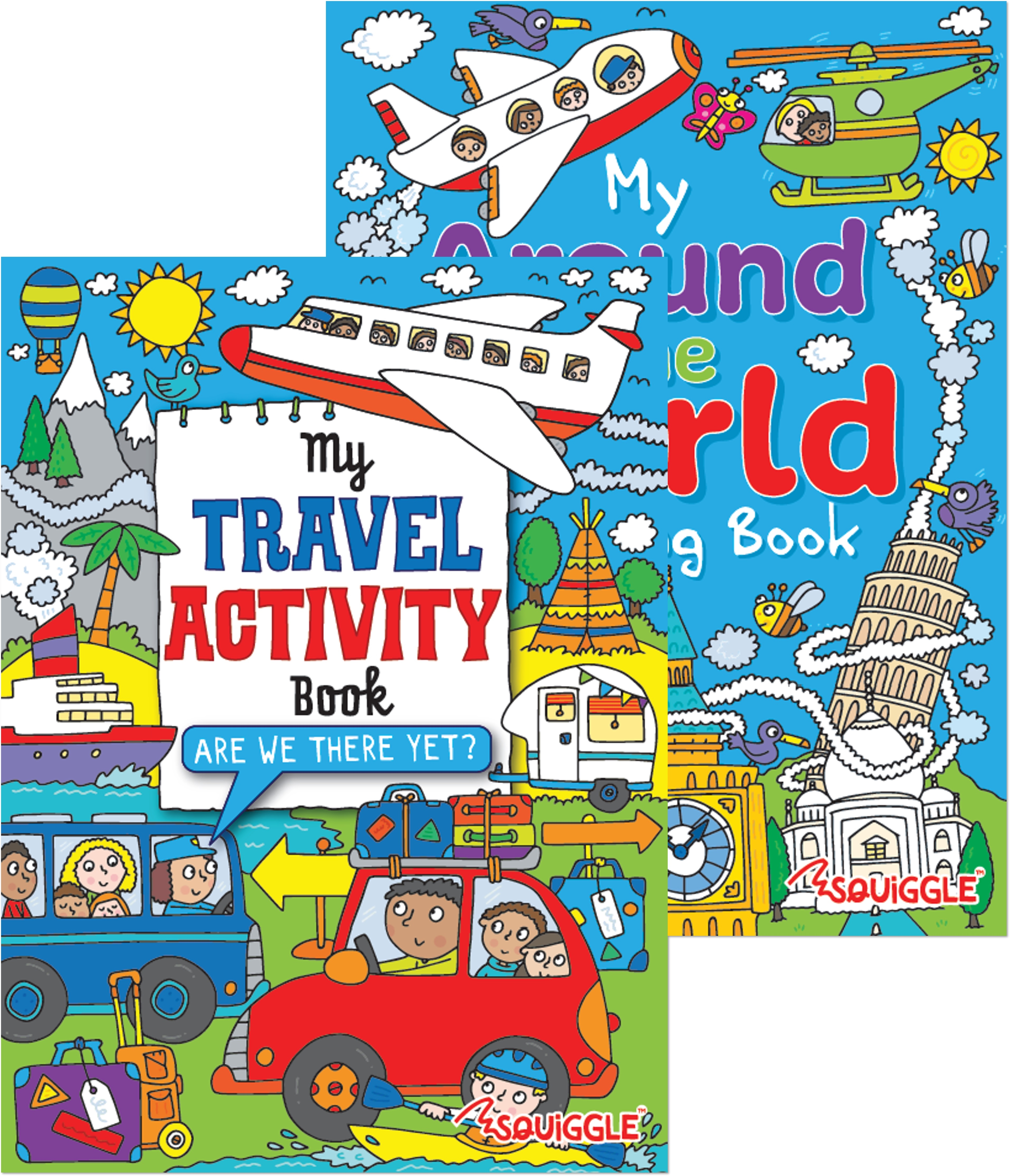 ACTIVITY & COLOURING BOOK, Around the World/My Travel [Packs Only]