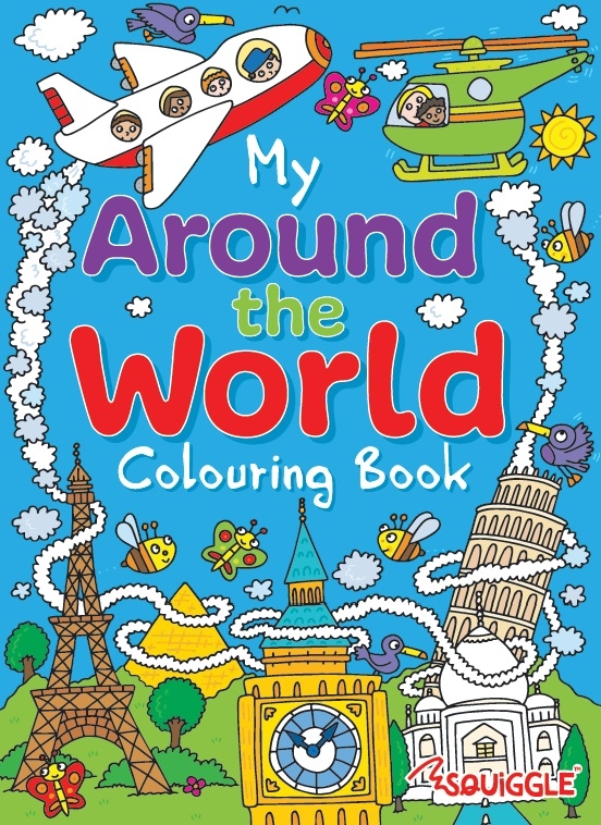 ACTIVITY & COLOURING BOOK, Around the World/My Travel [Packs Only]