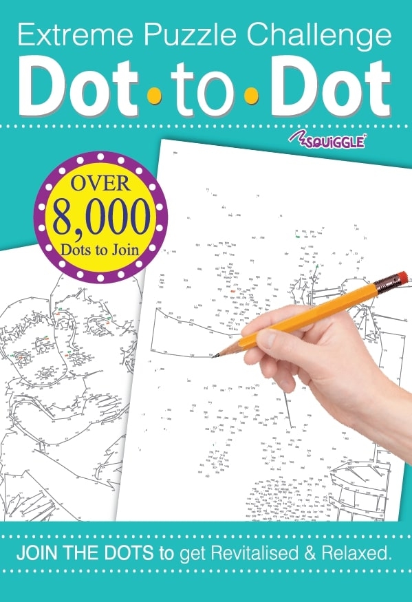 DOT TO DOT BOOK,A4 Extreme Puzzle Challenge [Packs Only]