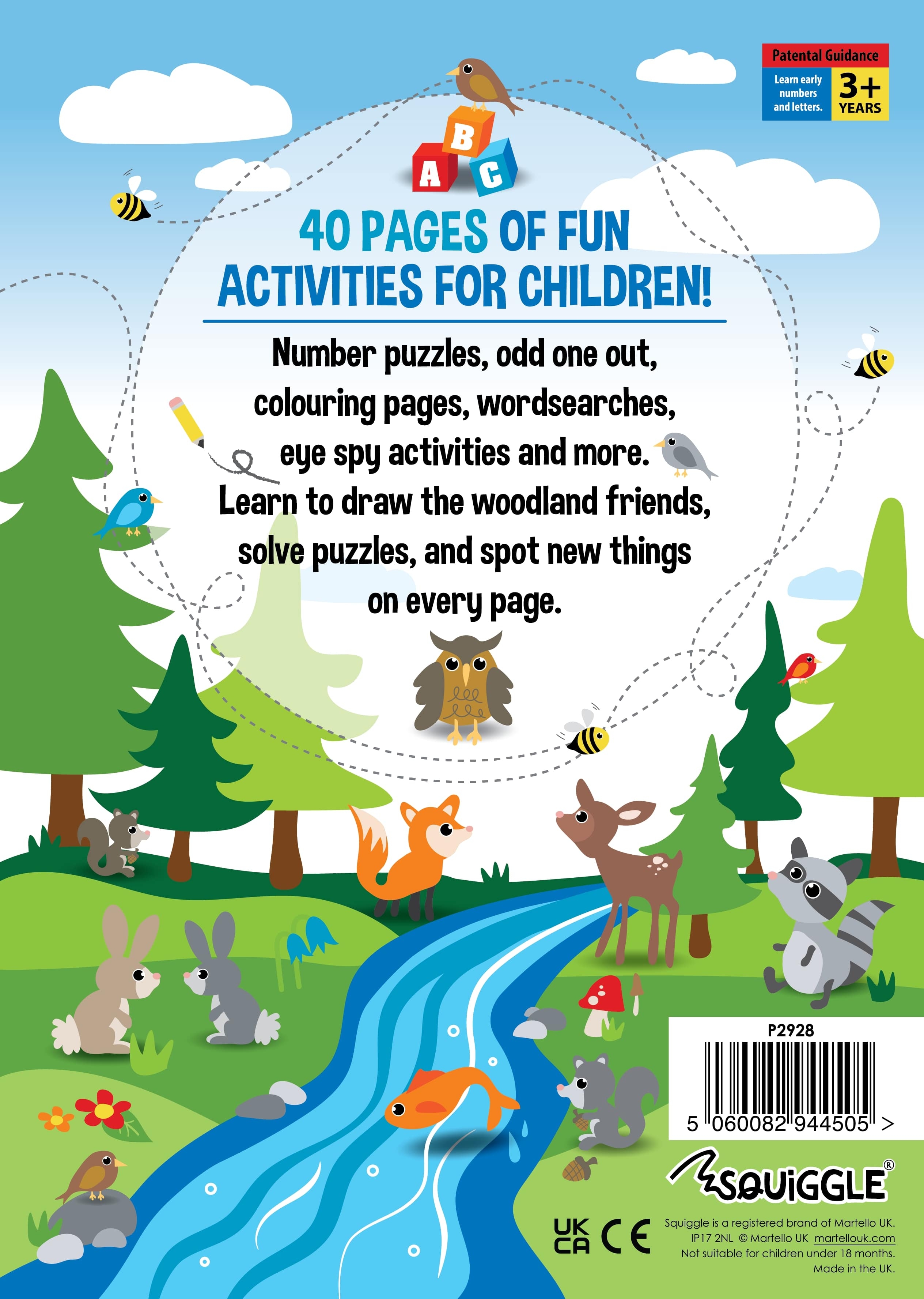 ACTIVITY BOOK,All in One,My Woodland Friends A4 [Packs Only]