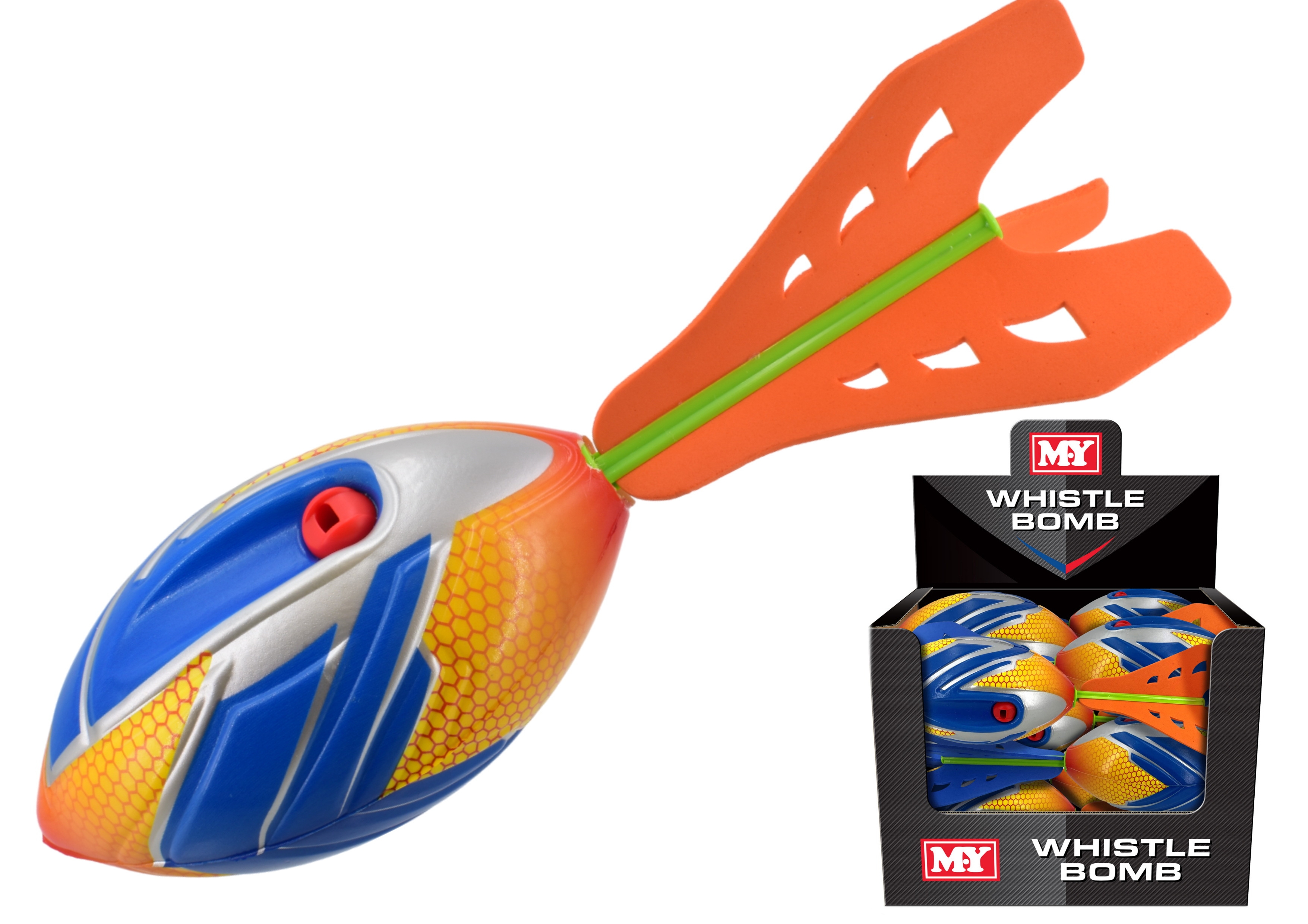 ROCKET BALL THROW WHISTLE BOMB 27cm CDU [Packs Only]